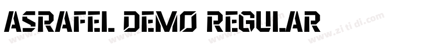 Asrafel Demo Regular字体转换